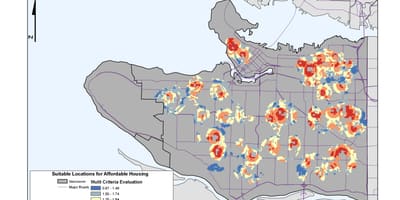 நகரம் vancouver gis வரைபடம்